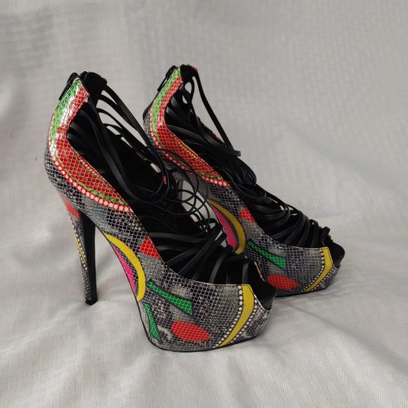 Bumper Shoes - STILETTO PLATFORM SHOES BUMPER